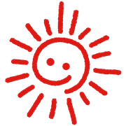 にっこにこ太陽古美術店のロゴ